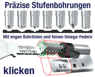 KESO 4000S Omega Stufenbohrungen