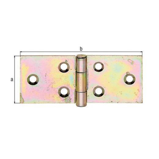 Tischband H.61mm B.offen25mm S.0,9mm STA sdmverz.GAH | 20 Stück