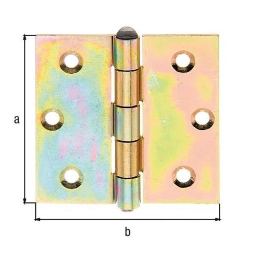Scharnier H.76mm B.76mm S.2,0mm STA sdmverz.quad.GAH