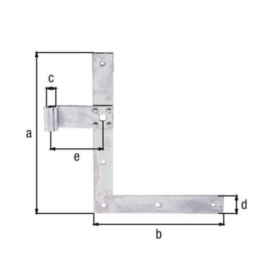 Fensterl.-Winkelb.L.250x200mm B.30mm S.3mm STA galv.verz.d.pass.L ger.GAH