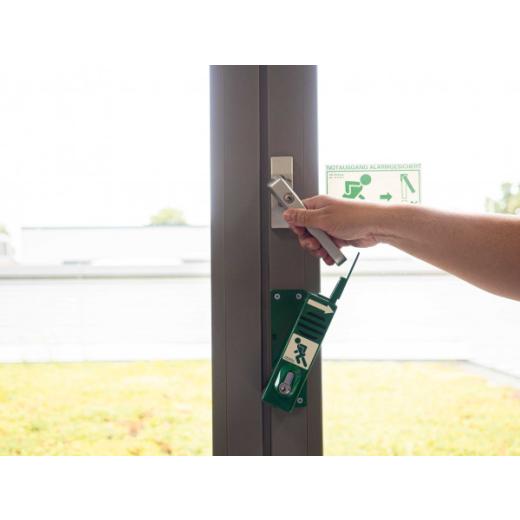 GFS - Fensterwächter PLUS - 3 Piktogramme grün m. Profilhalbzylinder 