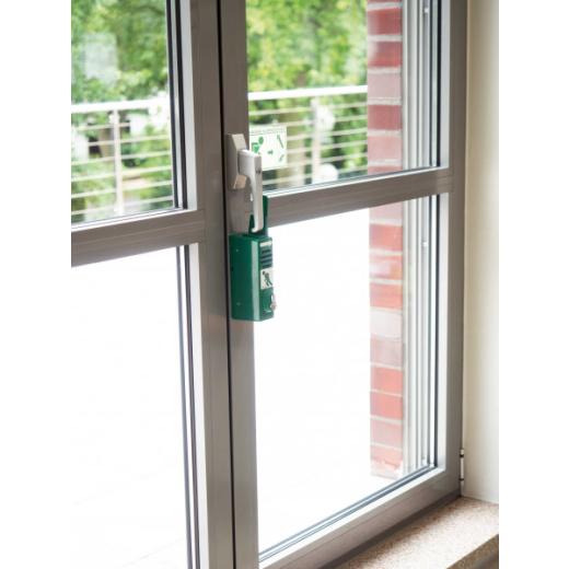 GFS - Fensterwächter PLUS - 3 Piktogramme grün m. Profilhalbzylinder 
