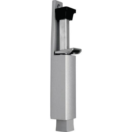 DENI - Türfeststeller 3837 0060 22 Zinkdruckg.silber lack.Hubh.60mm Türmontage