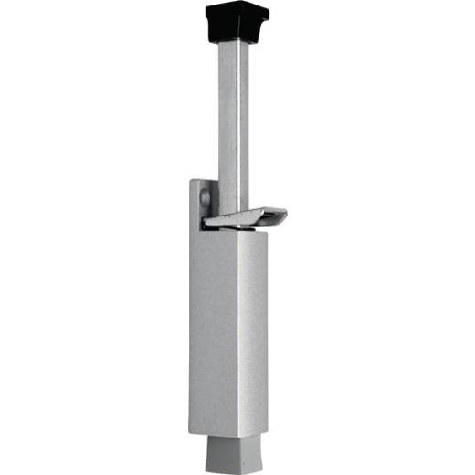 DENI - Türfeststeller 3837 0060 22 Zinkdruckg.silber lack.Hubh.90mm Türmontage