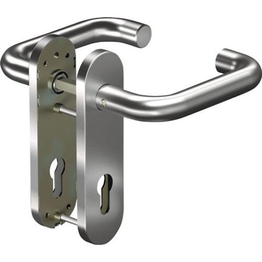 OGRO - FS-Garnitur 8100/7051K Alu.AL D/D TS 38-63mm PZ rd DIN L/R