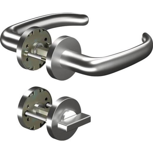 OGRO - Rosettengrt.CORE8999 8mm/6501/7122 WC AL Alu.F1 U-Form WC DIN L/R D/D