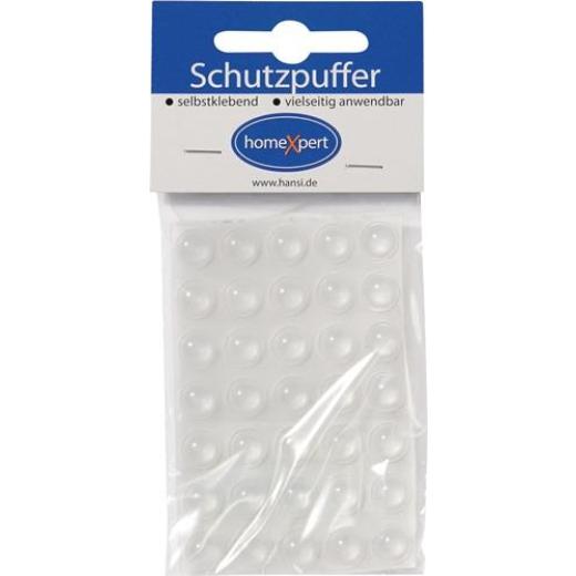 Schutzpuffer Clear 10mm Ku.transp.Linse selbstkl.