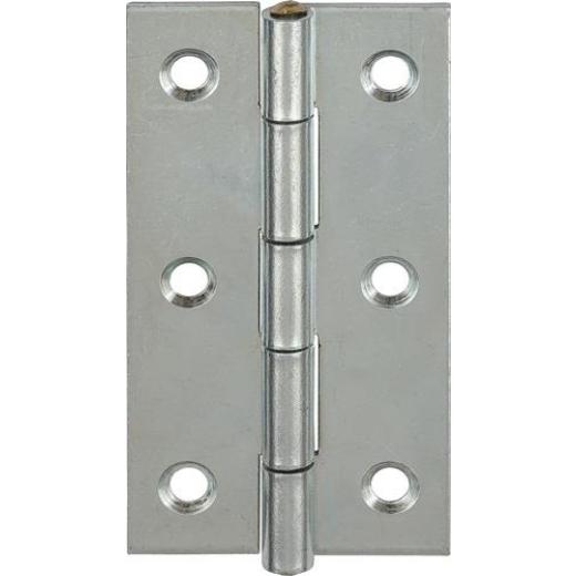 Scharnier H.100mm B.52mm S.1,6mm STA blau verz.gerollt,schmal VORMANN | 20 Stück