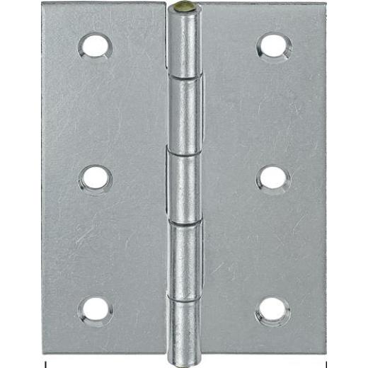 Scharnier H.100mm B.72mm S.1,6mm STA blau verz.gerollt,schmal VORMANN | 20 Stück