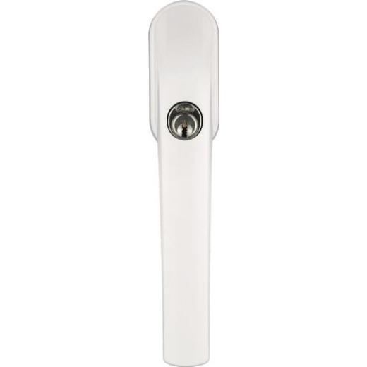 Fenstergriff FG300 W AL0125 Alu.weiß abschl.ABUS