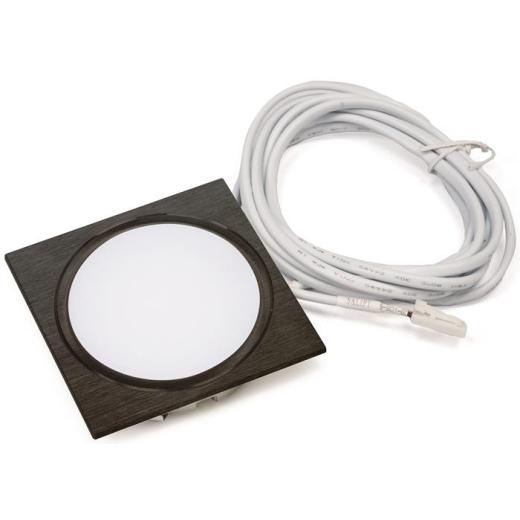 Einbauleuchte Chip HE 58 Emotion 24V DC 2,5 W Rahmenfarbe schwarz L&S