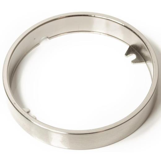 Aufbauring rd.D.67mm Edelstahloptik glatt L&S