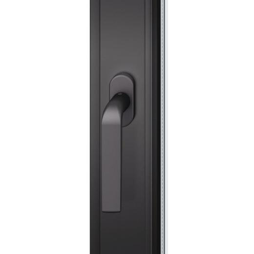 Fenstergriff 34 1267 Alu.24-38mm schwarz elox.m.Rastung FSB