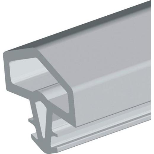 ELLEN - Türanschlagdg.0680 L.5m z.Einfräsen PVC blk weiß