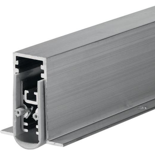 ELLEN - Türdichtung EllenMatic Soundproof Omega 1 stg.L.833mm B.15mm Alu.blk s