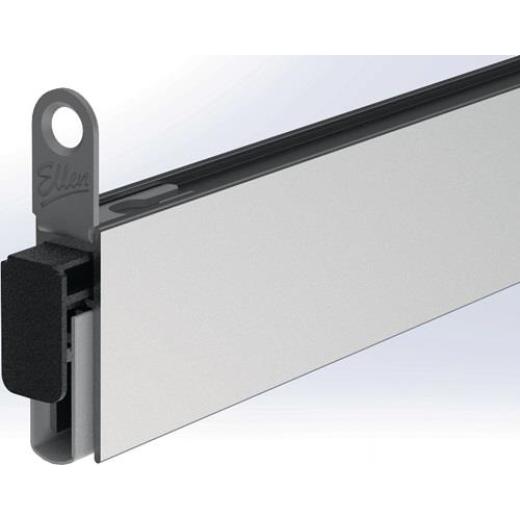 ELLEN - Türdichtung EllenMatic Soundproof Slim 1 stg.L.1208mm B.10mm Silik.blk s