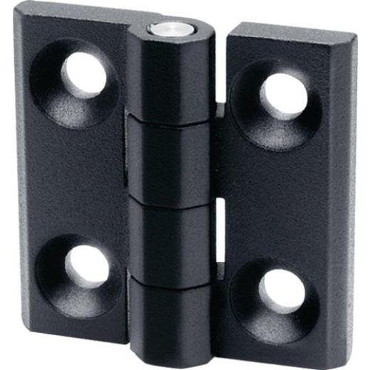Scharnier GN 237 H.40mm B.40mm S.5mm Zink-Druckguss besch.GANTER | 10 Stück