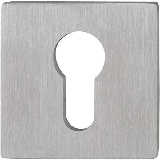 Schlüsselrosetten-Paar E848NS VA F69 Schildst.2mm PZ quad.Hoppe
