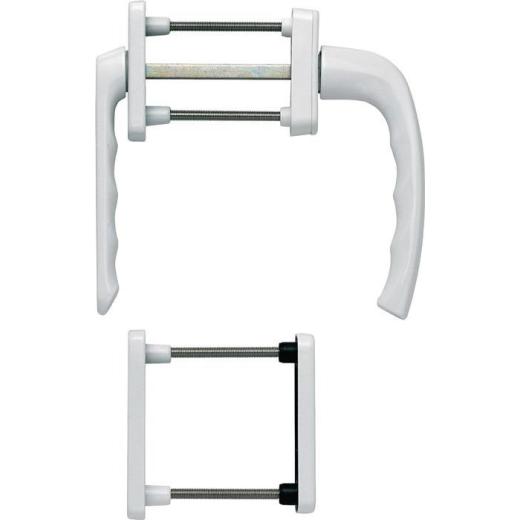 Hoppe Balkon-/ Fenstertür-Garnitur New York 099KH/961N/U10 | Türstärke 63-73 mm, Aluminium F9016