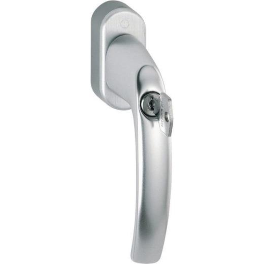 Hoppe Fenstergriff Atlanta 0530S/US952 100NM | Stiftlänge 32-42 mm, Aluminium F1,abschließbar