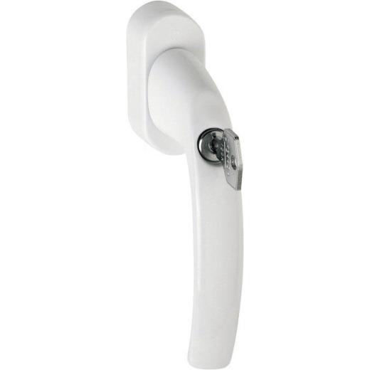 Hoppe Fenstergriff Atlanta 0530S/US952 100NM | Stiftlänge 32-42 mm, Aluminium F9016,abschließbar