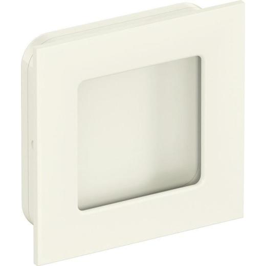 HEWI Schiebetürmuschel 544.60 PA 99 reinweiß glänzend quad.f.HLT L.60 mm B.60 mm