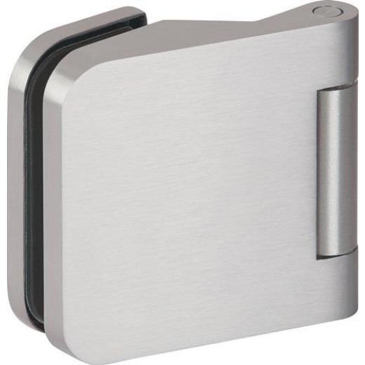 Glastürband 6325-20 LM Edelstahlfarbig rund  f.3-teillig