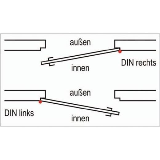 DORMAKABA - Scherentürschließer TS 83 BC/ÖD silber EN 3-6 m.Gestänge