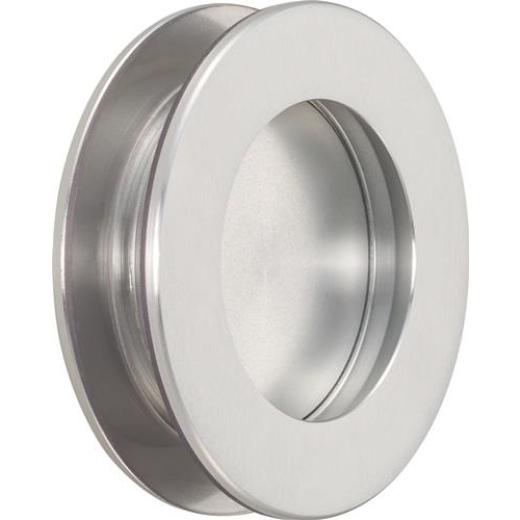 Muschelgriffpaar 5254 Alu.silberf.elox.EL.-D.50mm KWS