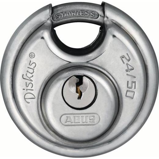 ABUS - Zylindervorhangschloss 24IB/50 Schlosskörper-B.51mm VA versch.-schl.