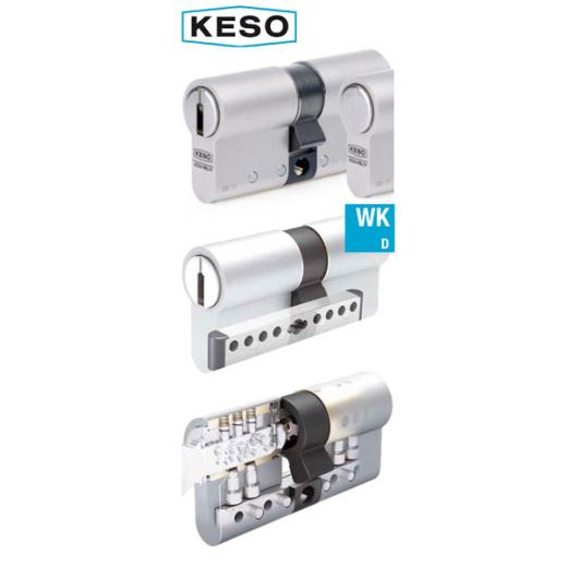 KESO 8000 Omega - Blindzylinder | mit Stahlsteg und Ziehschutz