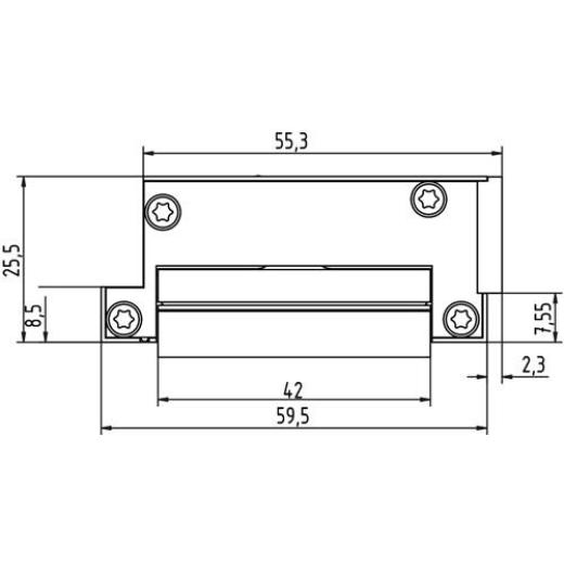 GEZE - Elektrotüröffner A5010--A 6-24 V AC/DC Kompakt DIN L/R