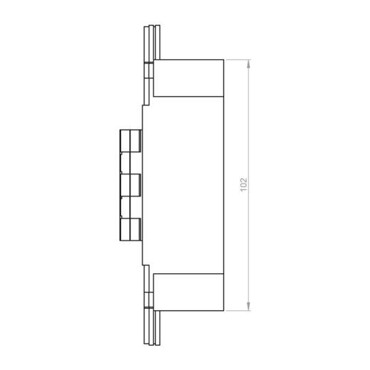 verdecktl.Objektband Hide 3D130-80 Alu.F1 Bandhöhe 130mm Bel.-W.80kg BSW