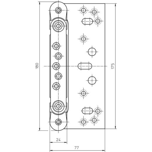 Aufnahmeelement Variant® VX 7502 STA verz.rd SIMONSWERK