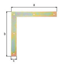 Tor-Winkel B.30mm L.250x250mm STA galv.verz.d.pass.GAH | 2 Stück