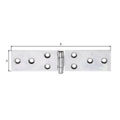 Tischband H.141mm B.offen32mm S.1,5mm STA sdmverz.GAH | 20 Stück