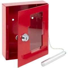 Notschlüsselbox EMG 6165 H150xB120,00xT48mm rot Stal Anz.Hak.1 BURG-WÄCHTER