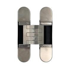 verdecktl.Objektband Hide 3D130-80 vernickelt,glänzend Bandh130mm Bel.-W80kg BSW