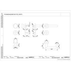 FS-Garnitur Rotterdam FS-E58/42H/42HS/1401 VA F69 K/D TS 40-65mm PZ DIN L/R HOPP