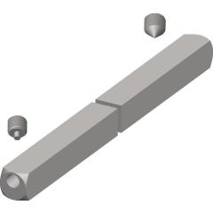 Panikstift NW-400-90 4-KT.9mm geteilter Vollstift TECWERK