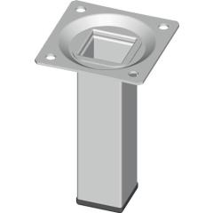 Möbelfuß weiß 25x25mm H.150mm Platte 4 St./Set ALFER ELEMENT SYSTEM | 4 Stück