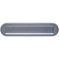 Briefeinwurf VA Edelstahl vibriert ov.77mm 340mm INTERSTEEL