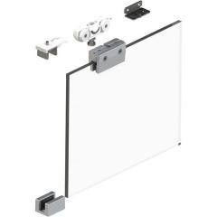 Schiebetürsystem MK-L 80 50kg GLT ESG 8mm Kompletts.HELM