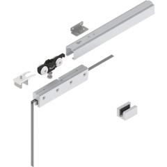 Schiebetürsystem 73 80kg 1300mm EV 1 elox.GLT 8/10mm Kompletts.