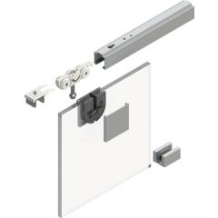 Schiebetürsystem 73 80kg 1300mm EV1 elox.Kompletts.500-700mm Dm.