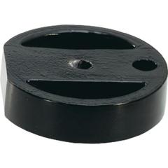 Unterlage 2559 Alu.schwarz D.60mm H.15mm f.Art.3000 258 205 KWS