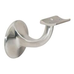 Handlaufträger VA ma D.Wandplatte 55mm gewölbte Auflage DENI