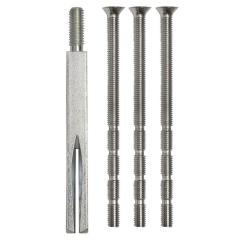 Wechselstift 4-KT.10 STA verzinkt/vernickelt M6 SCHNEGEL