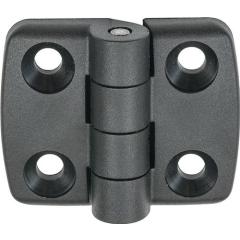 Scharnier H.48mm B.58mm S.8,3mm PA schwarz VORMANN