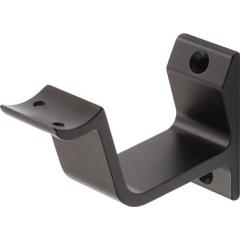 Handlaufträger 3552 Alu.schwarz ku.-besch.gewölbte Auflage HERMETA